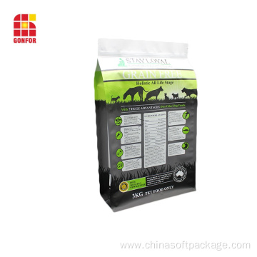 Box Pouch With Zipper Dog Food Packaging